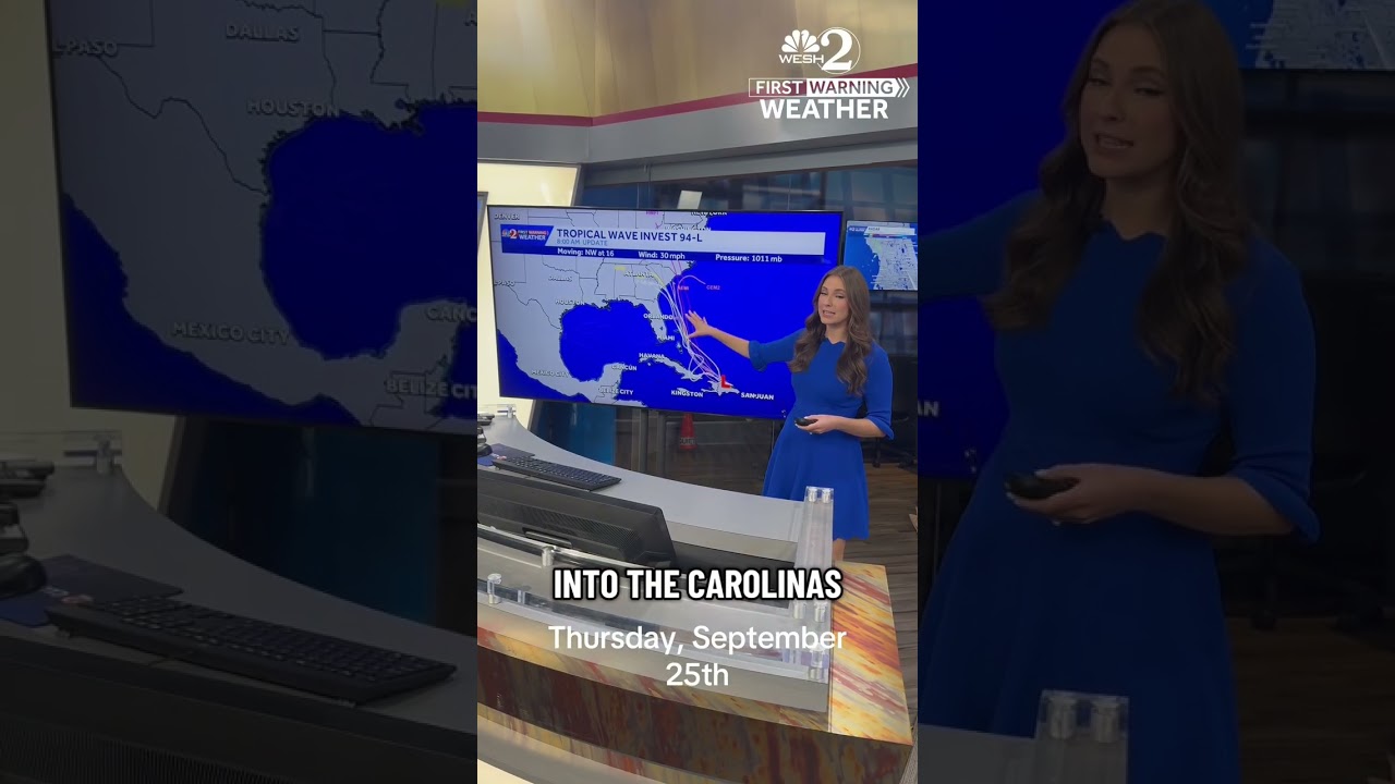 3 systems in Atlantic: Hurricane Gabrielle, Tropical Storm Humberto and Invest 94-L