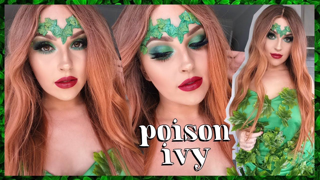 Poison Ivy Makeup Tutorial 🌿 Shaaanxo HALLOWEEN