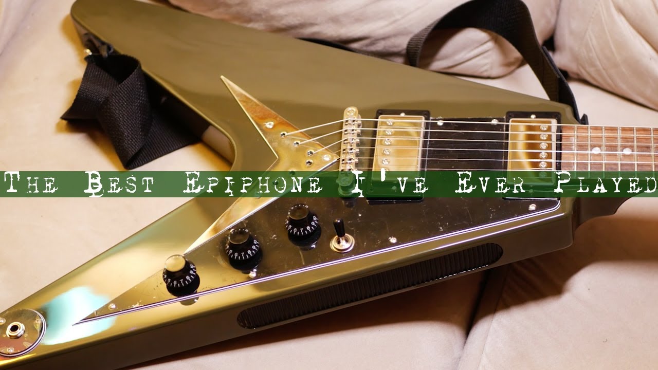 Epiphone Flying V Olive Drab Green | My Experience