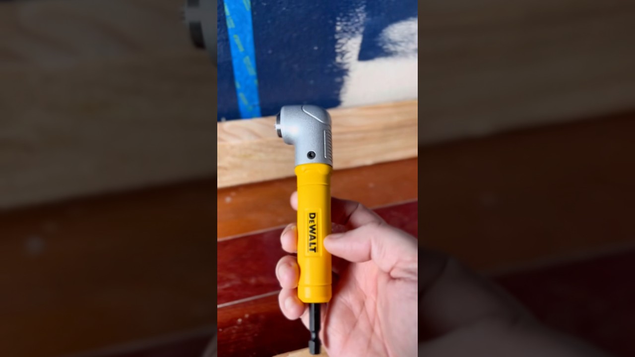 Dewalt saves the day! #rightangleattatchment #diy