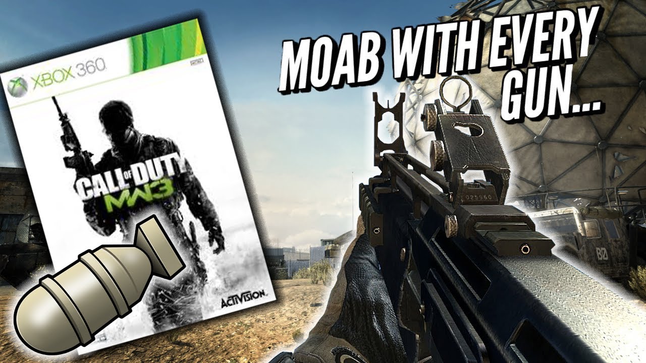 MW3 MOAB со всеми пушками в 2020 году.. (Чт. 4)