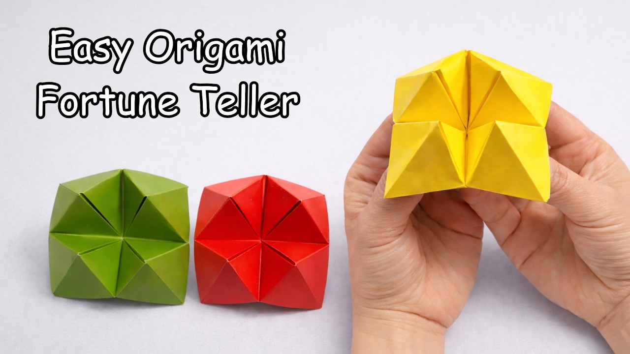 Easy Origami Fortune Teller Tutorial