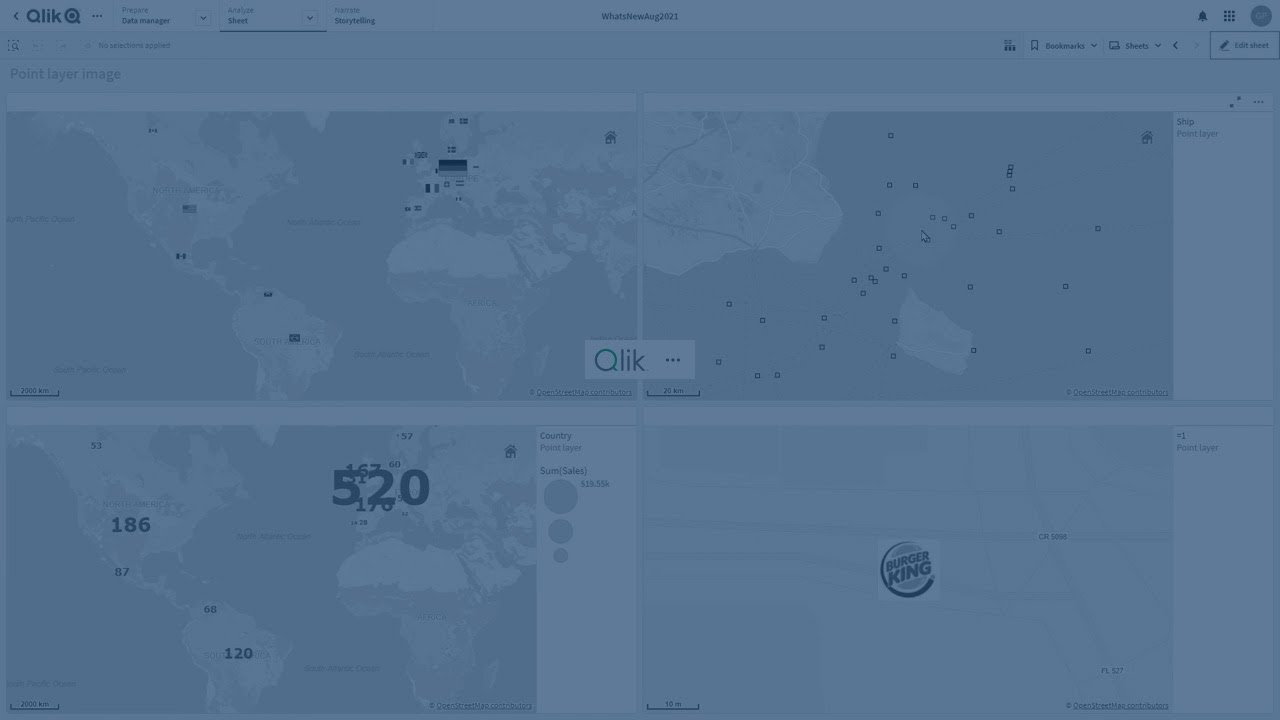 Adding image URLs to point layers map chart
