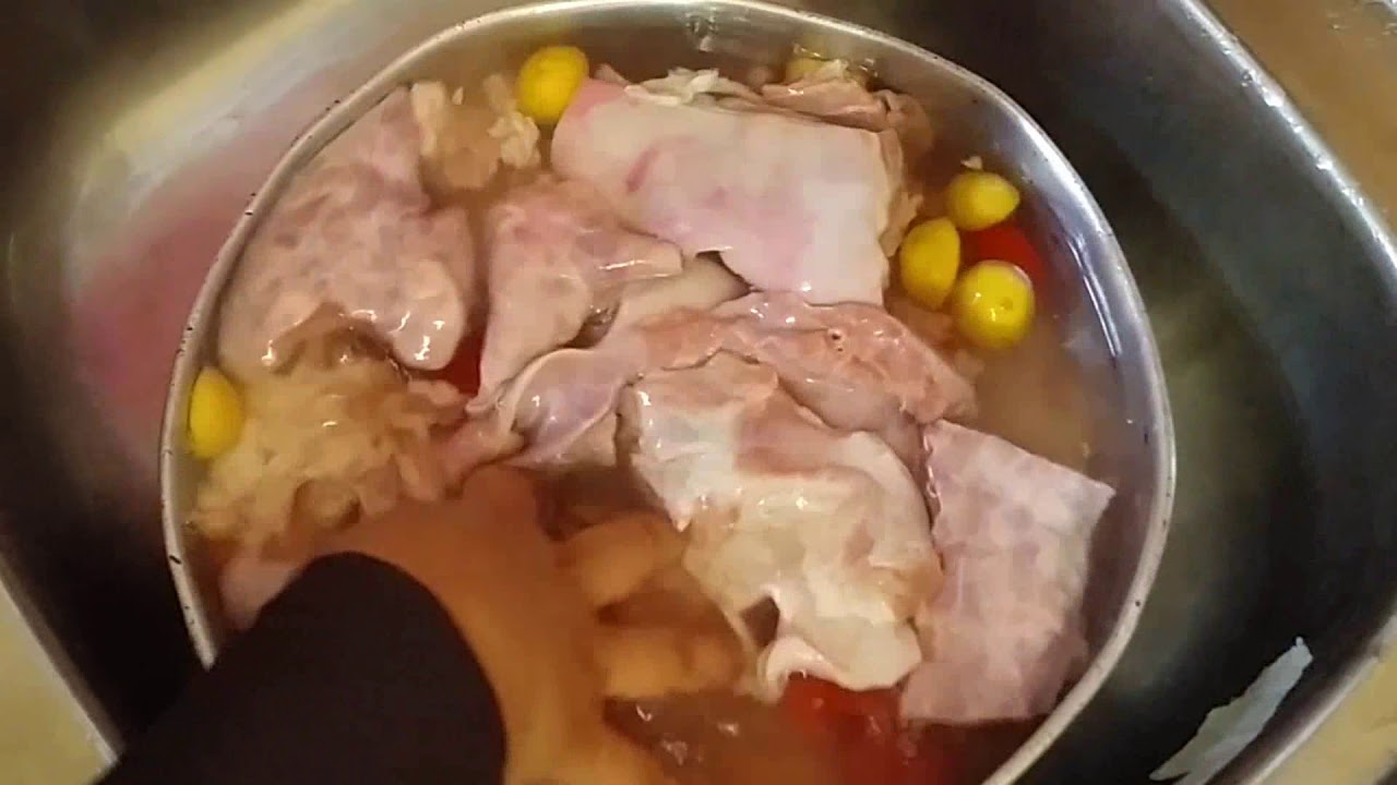 طريقة تنظيف وغسيل ( لحمة الراس ) من الزفارة نهائي مضمونه 100%