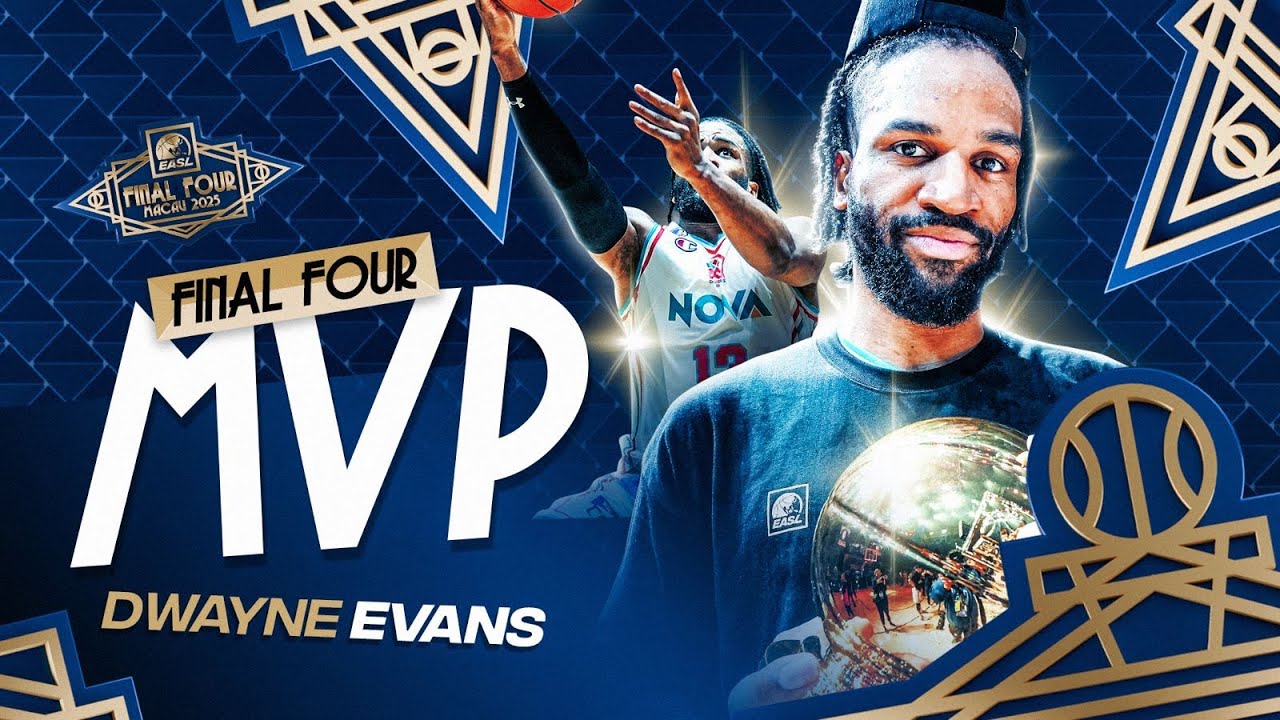 EASL Final Four 2025 Most Valuable Player | Hiroshima Dragonflies Dwayne Evans Highlights