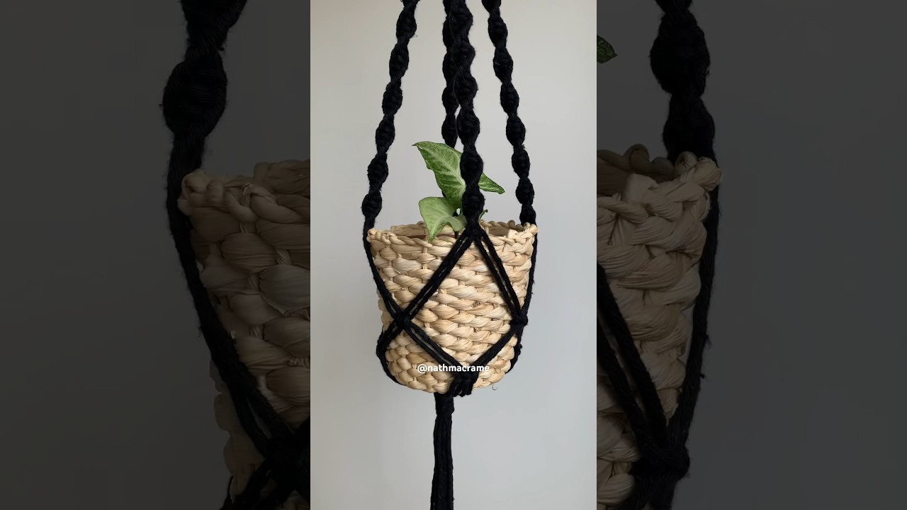 Vcs gostariam de um tutorial de Suporte de Plantas? 🌱 #macrame #diy #macrametutorial #craft