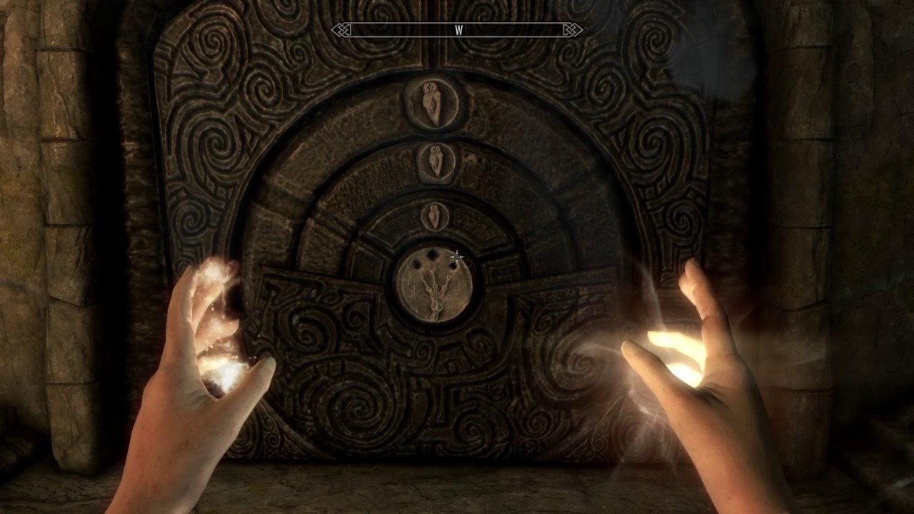 Skyrim bleak falls dragon claw door puzzle