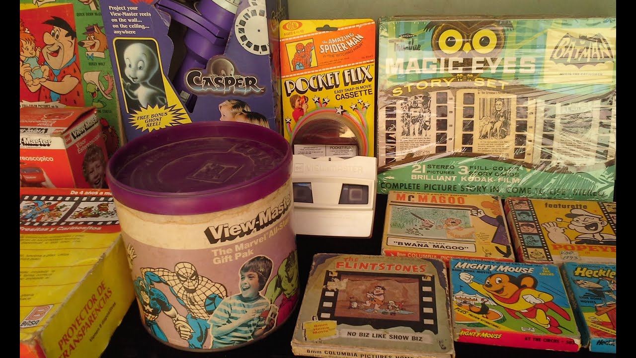 MARVEL DC COMICS CASPER MR. MAGOO POPEYE VIEW MASTER TRU VUE IDEAL