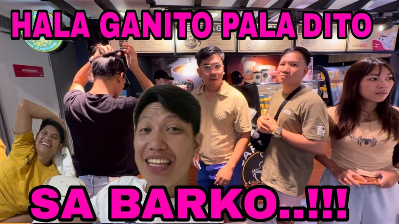 Ganito pala dito sa barko..!!!