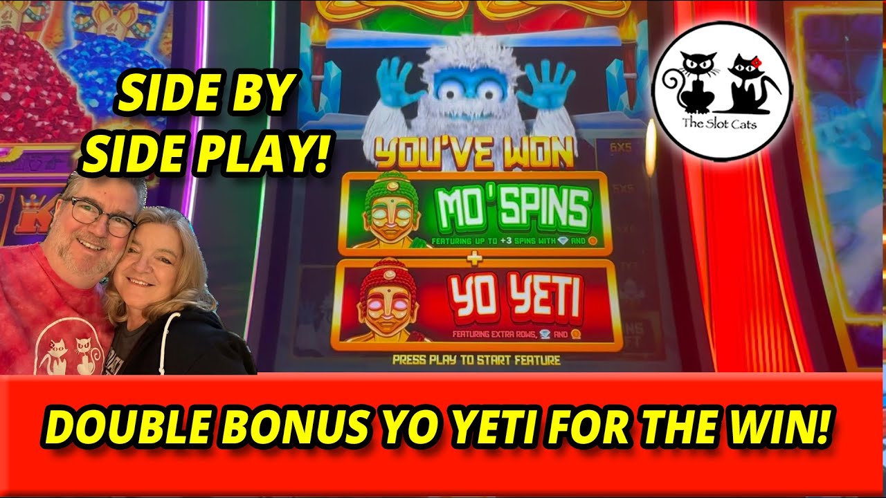 Играем в Yo Yeti бок о бок! Мы получили бонус Yeti! Крупный выигрыш!! 