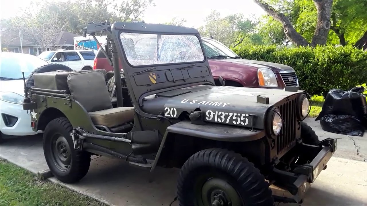 1952 M38 Jeep   Video w owner Narration