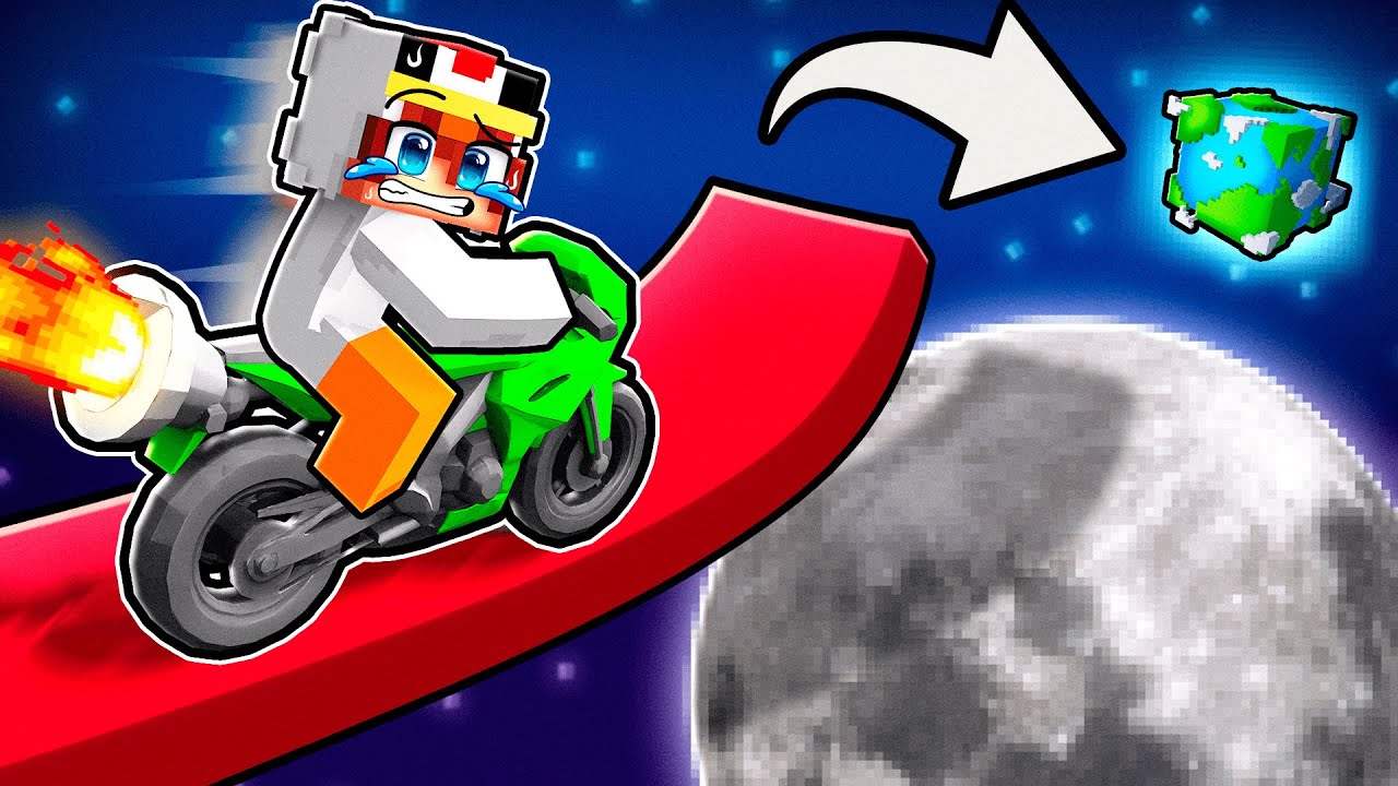 J'ai tenté le plus gros SAUT en VOITURE sur Minecraft !