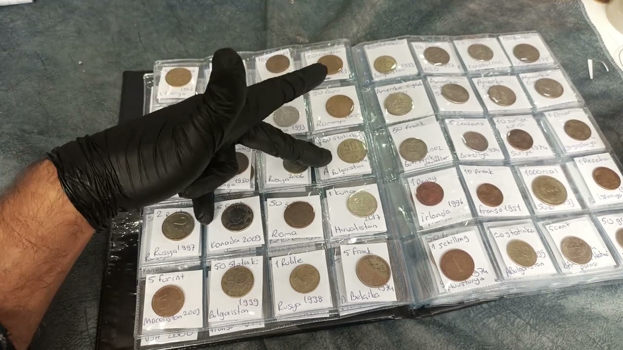 Büyük Yabancı Para Koleksiyonu-744 Adet Yabancı Para-Her Ülkeden Para Var