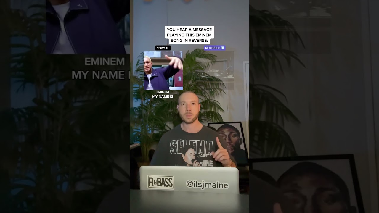 There Is A Hidden Message In Eminem &ldquo;My Name Is&rdquo; If You Play The Song In Reverse #shorts #eminem