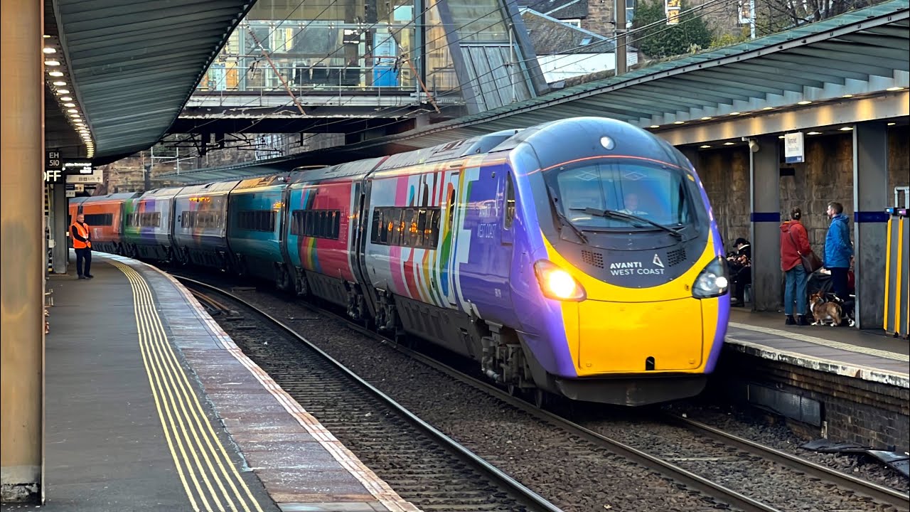 Trains at Haymarket - 22/12/2025