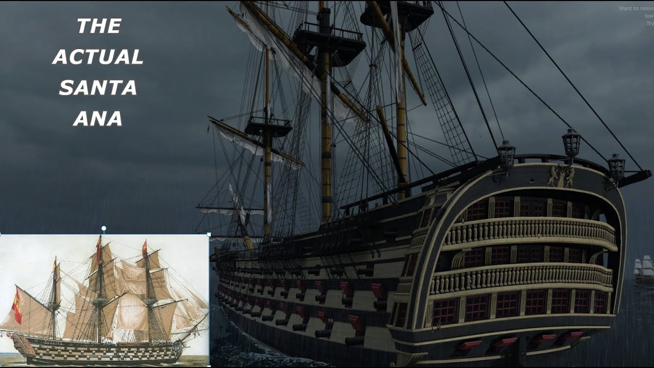 THE ACTUAL SANTA ANA Naval action review and gameplay