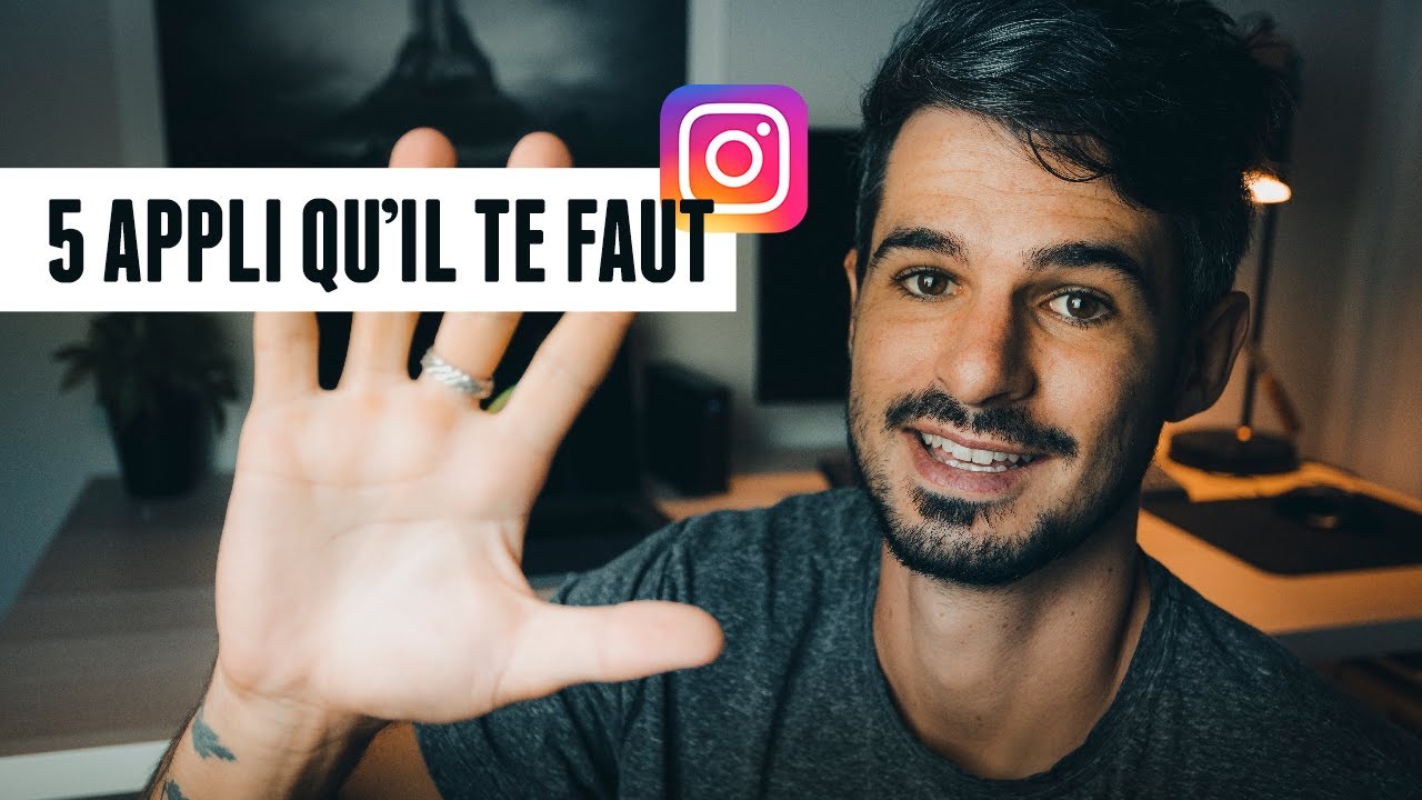 TOP 5 appli GRATUITES pour INSTAGRAM : DEMARQUE TOI !