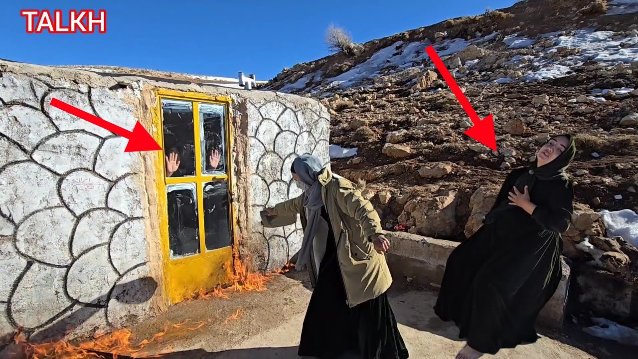 The painful incident of Nika the ruthless, her attempt to burn down Zahra's hut