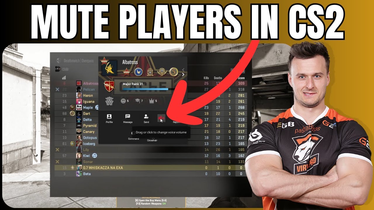 How to Mute Players in CS2 - Mute Voice Chat in Counter-Strike 2 #cs2