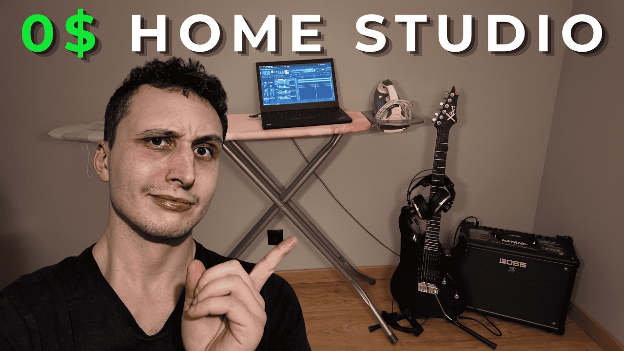Домашняя гитарная студия за 0 долларов (оборудование после работы)