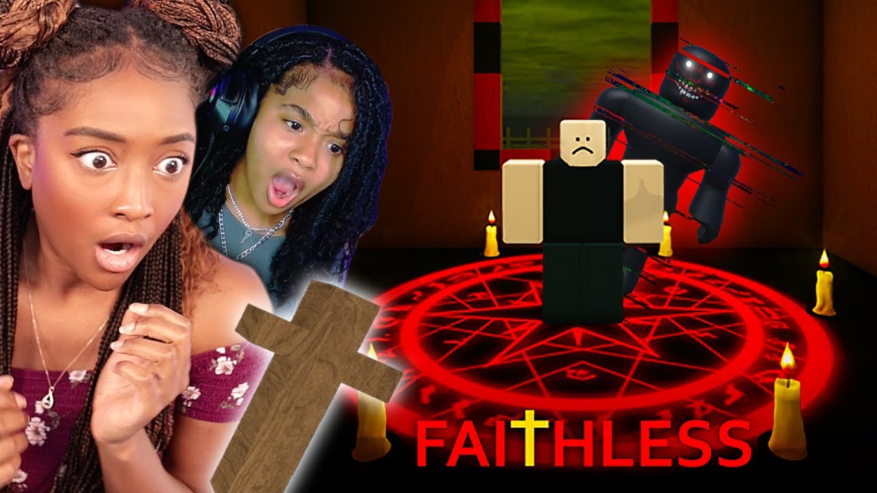 Изгонять демонов вместе с сестрой — это просто БЕЗУМИЕ!! | Roblox Faithless