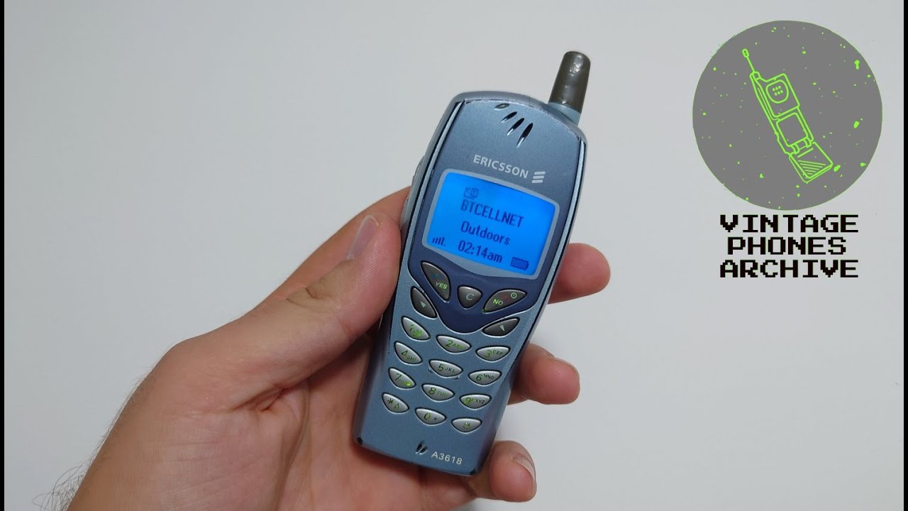 Ericsson A3618 Mobile phone menu browse, ringtones, games, wallpapers