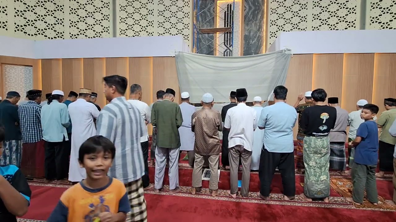 SHOLAT ISYA MALAM KE-7 RAMADHAN, MASJID BUNDAR AS SALAAM, METLAND TRANSYOGI CILEUNGSI