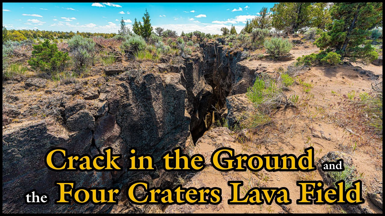 Crack in the Ground and the Four Craters Lava Field