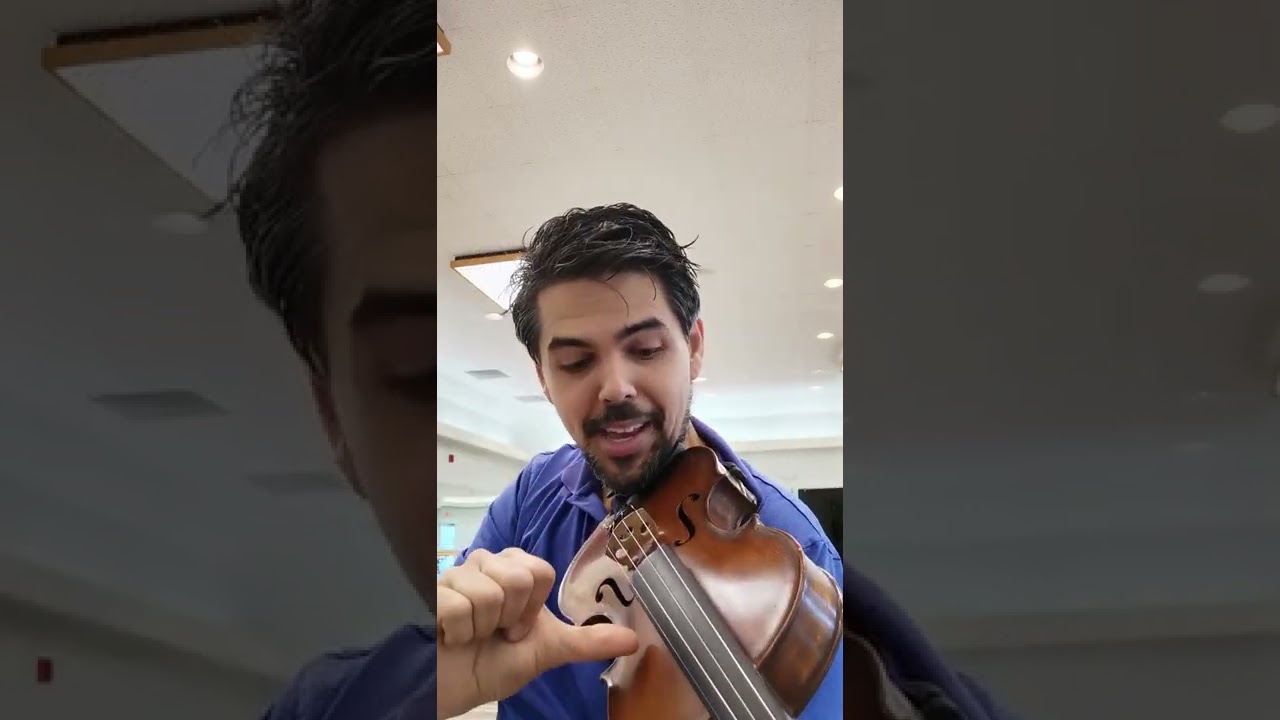Violin & Viola Left Hand Setup, and correct first finger placement