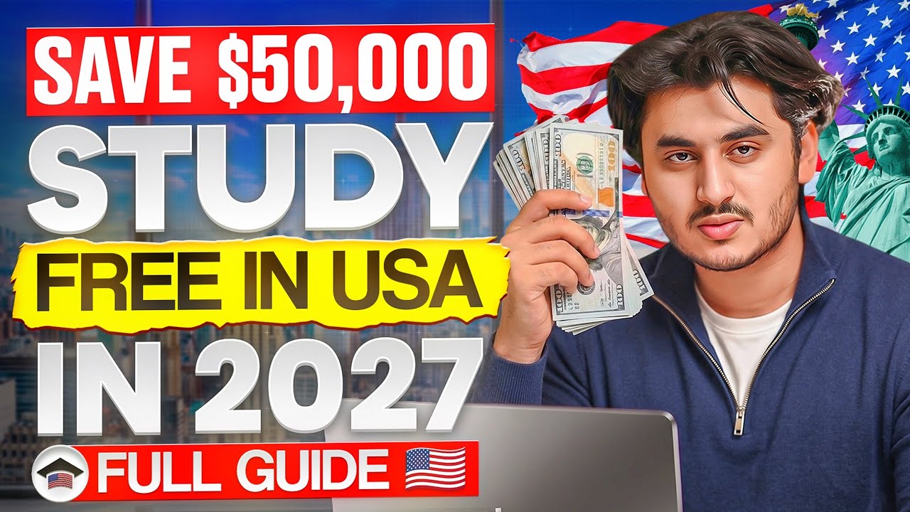 The Cheapest Way to Study in USA in 2027 🇺🇸  Complete Guide to Study in USA 2027 | 🇺🇸