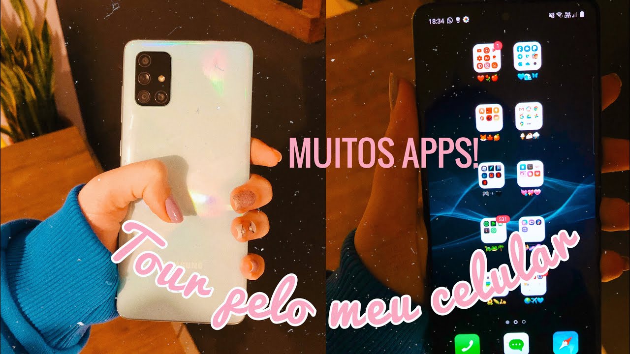 TOUR PELO MEU CELULAR NOVO *Galaxy A71*