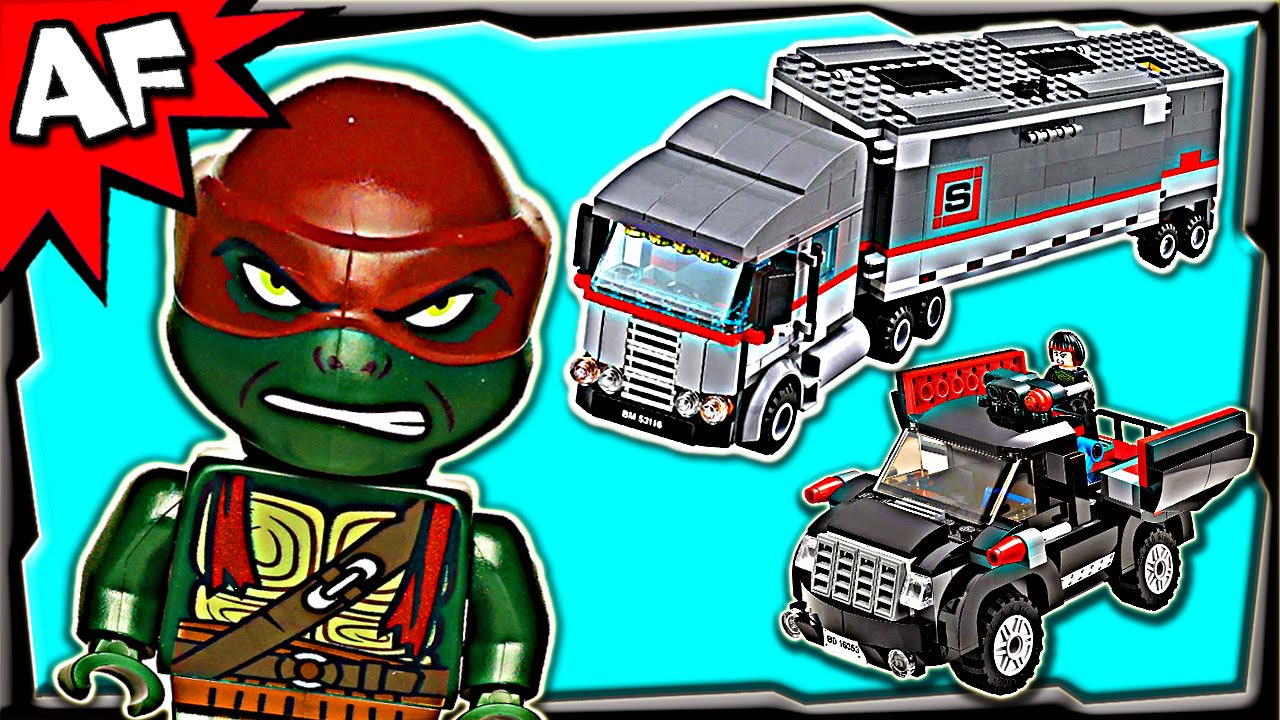BIG RIG SNOW GETAWAY 79116 Lego TMNT Teenage Mutant Ninja Turtles Stop Motion Set Review