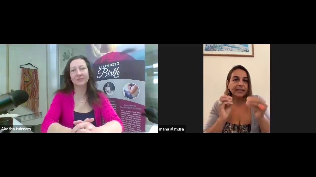 October 24 Learning to Birth Maha Al Musa EmbodyBirth™ Founder, Mentor, Award-Winning Author