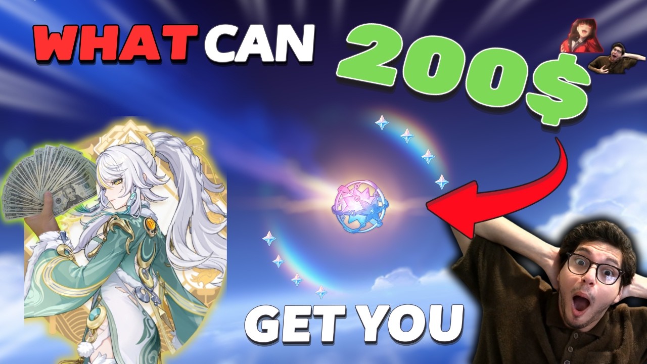 WHAT CAN 200$ GET YOU IN GENSHIN ? | Genshin Impact (Pulling For Zibai )