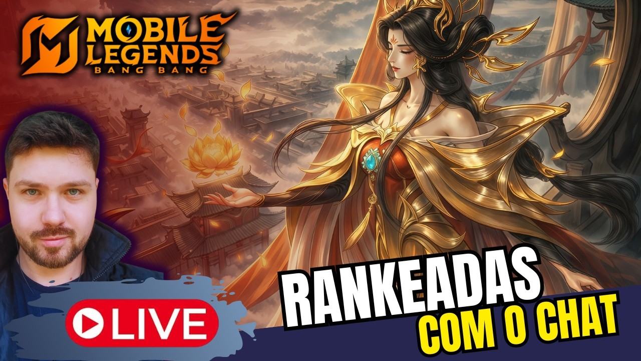 🔴AO VIVO  MOBILE LEGENDS  MAIN MID RUMO AO GLÓRIA!