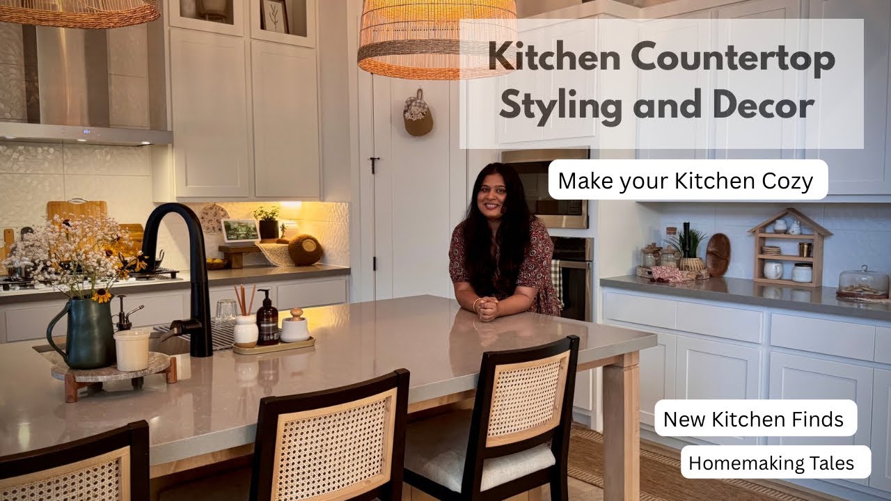 How to Style a beautiful Kitchen Countertop | Different styling Ideas for Indian Kitchen