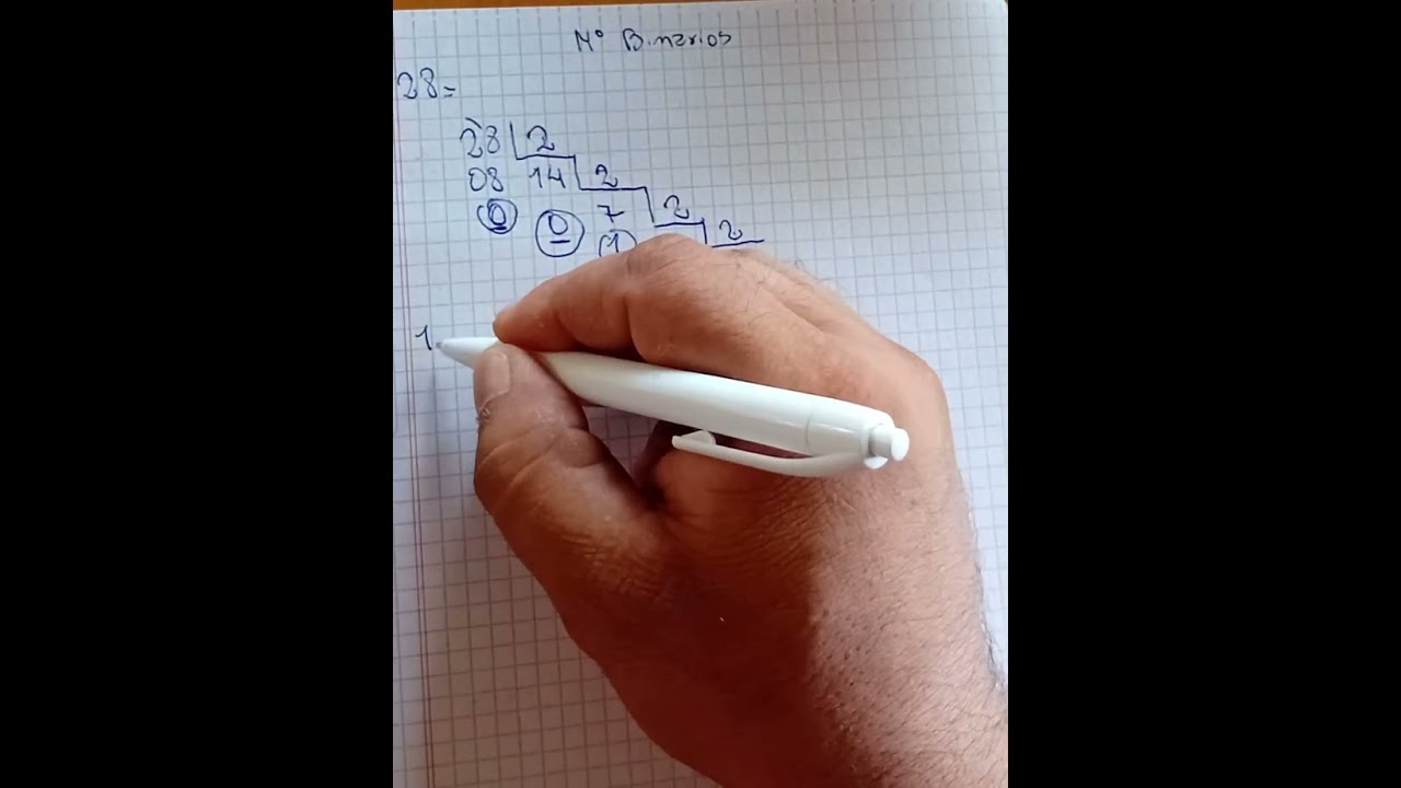 De numero Binariona decimal y de decimal a binario #numerosbinarios #binario #basedos #matematicas 