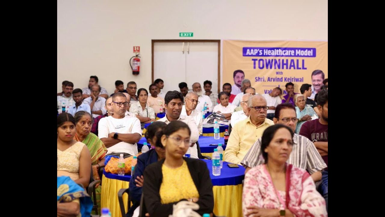 Townhall on AAP’s Healthcare Model | Arvind Kejriwal & Valmiki Naik | AAP Goa