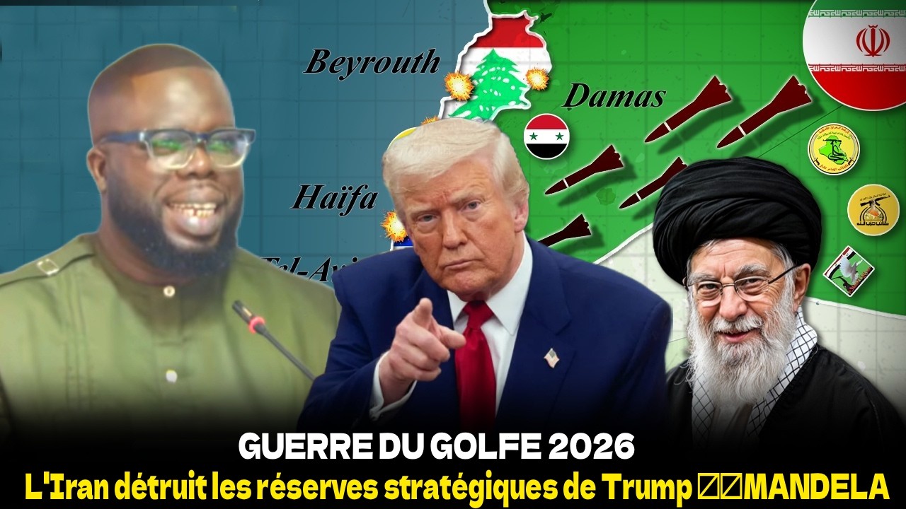 GUERRE DU GOLFE 2026 : L'Iran détruit les réserves stratégiques de Trump 📉🥊MANDELA 