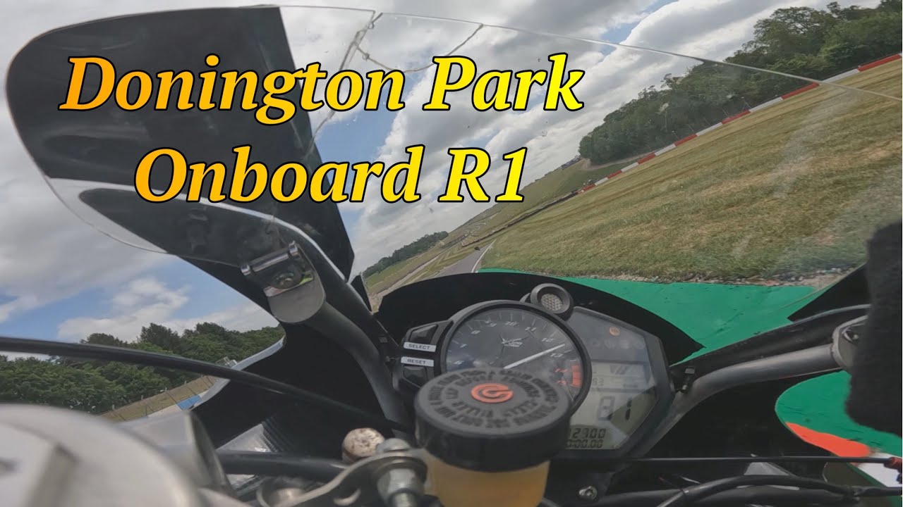 Yamaha R1 onboard Donington Park 19/05/25
