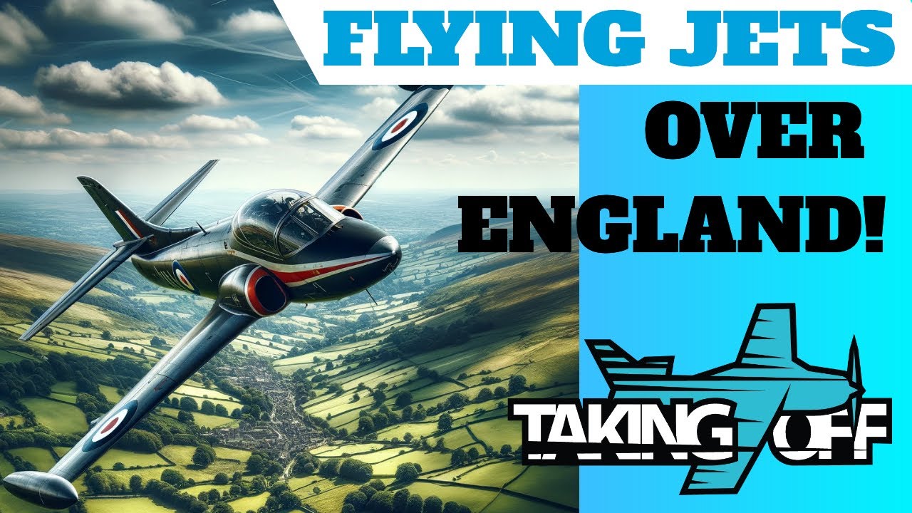Fly a JET! Dan flies a Jet Provost over England- TakingOff