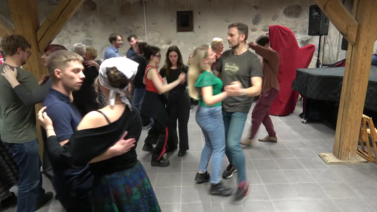 Valsas. Agnė, Svajūnas, Nojus, Jokūbas. KAUNO BANDONIJA. Lietuviškų šokių vakaras. Kaunas 2026 03 02