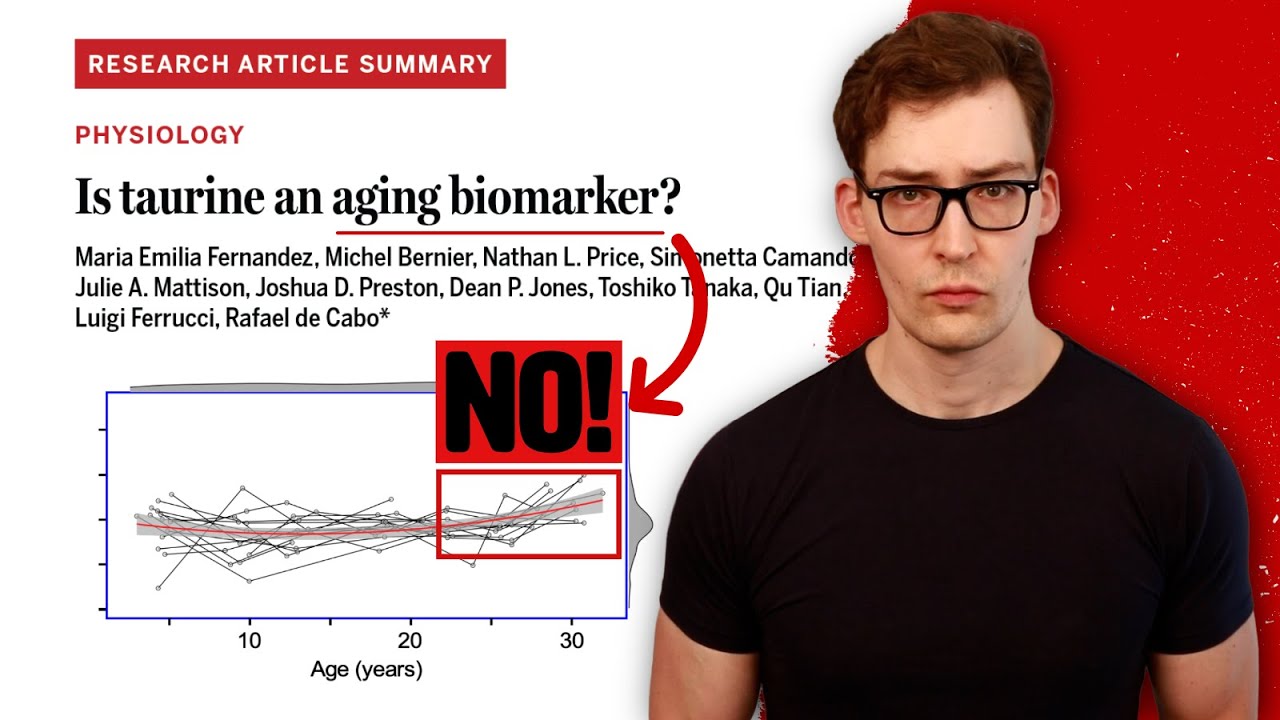The Surprising Truth About Taurine and Aging! New Study!