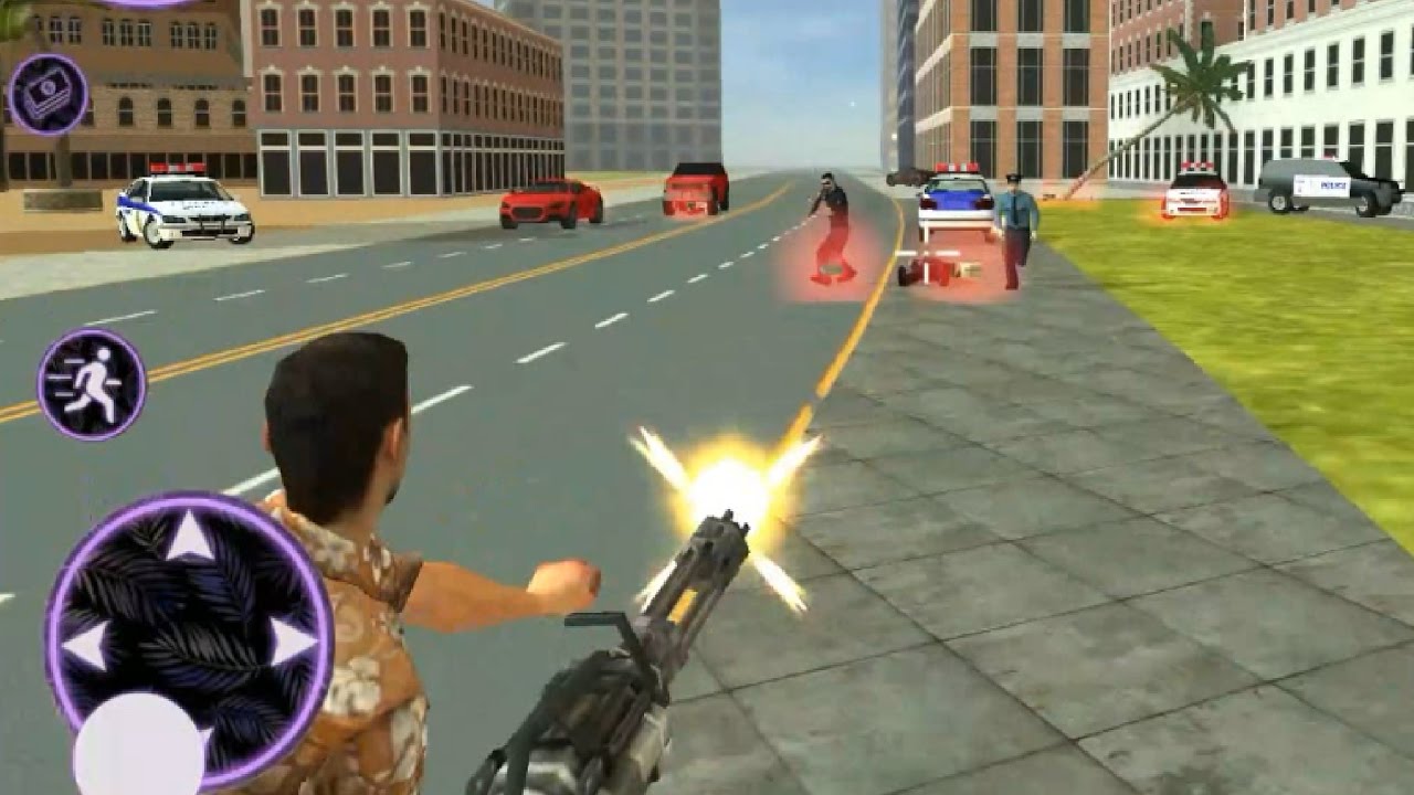 ► #4 Miami Crime Simulator 2(Naxeex LLC)with Helicopter - Android Gameplay By games hole  #Episode 4