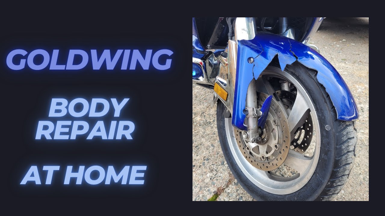 Goldwing Body Repair and Painting at Home!