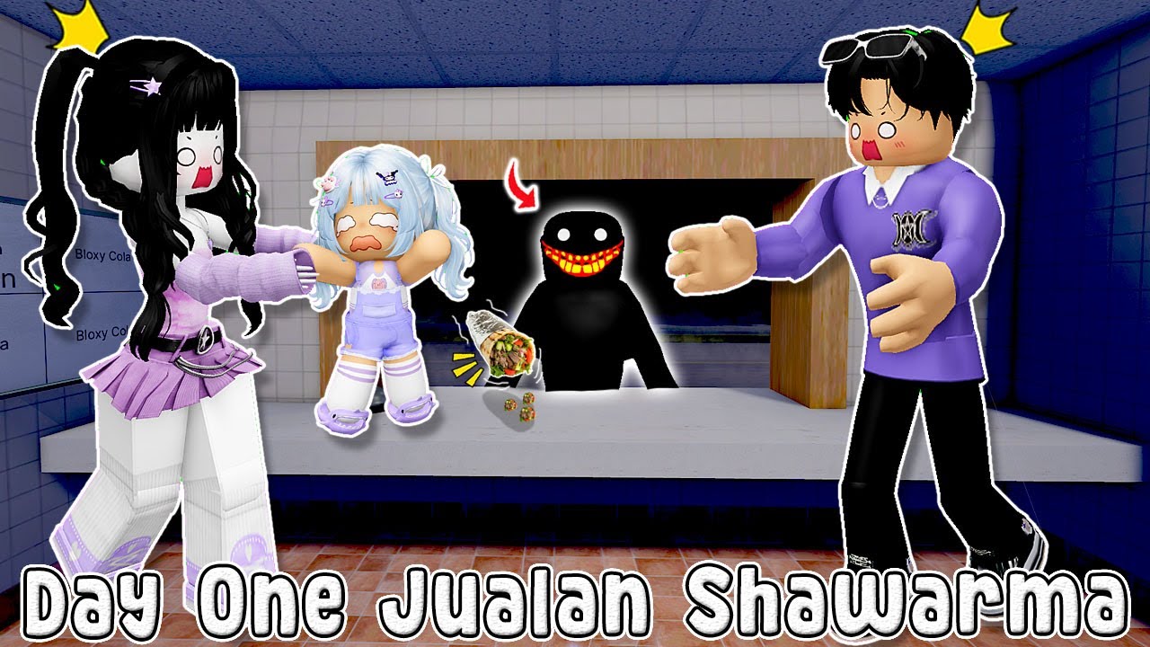 BIBI HAMPIR DICULIK SAMA HANTU YG PURA2 BELI | Road-Side Shawarma [HORROR]