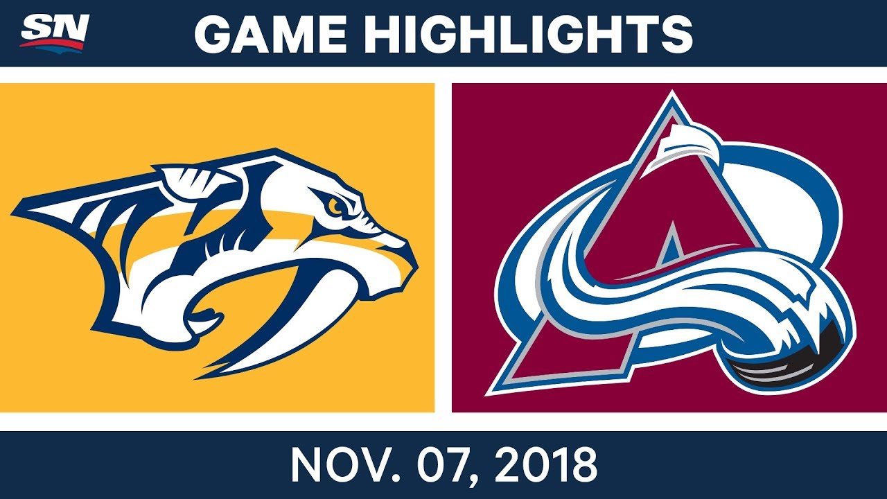 NHL Highlights | Predators vs. Avalanche – Nov. 7, 2018