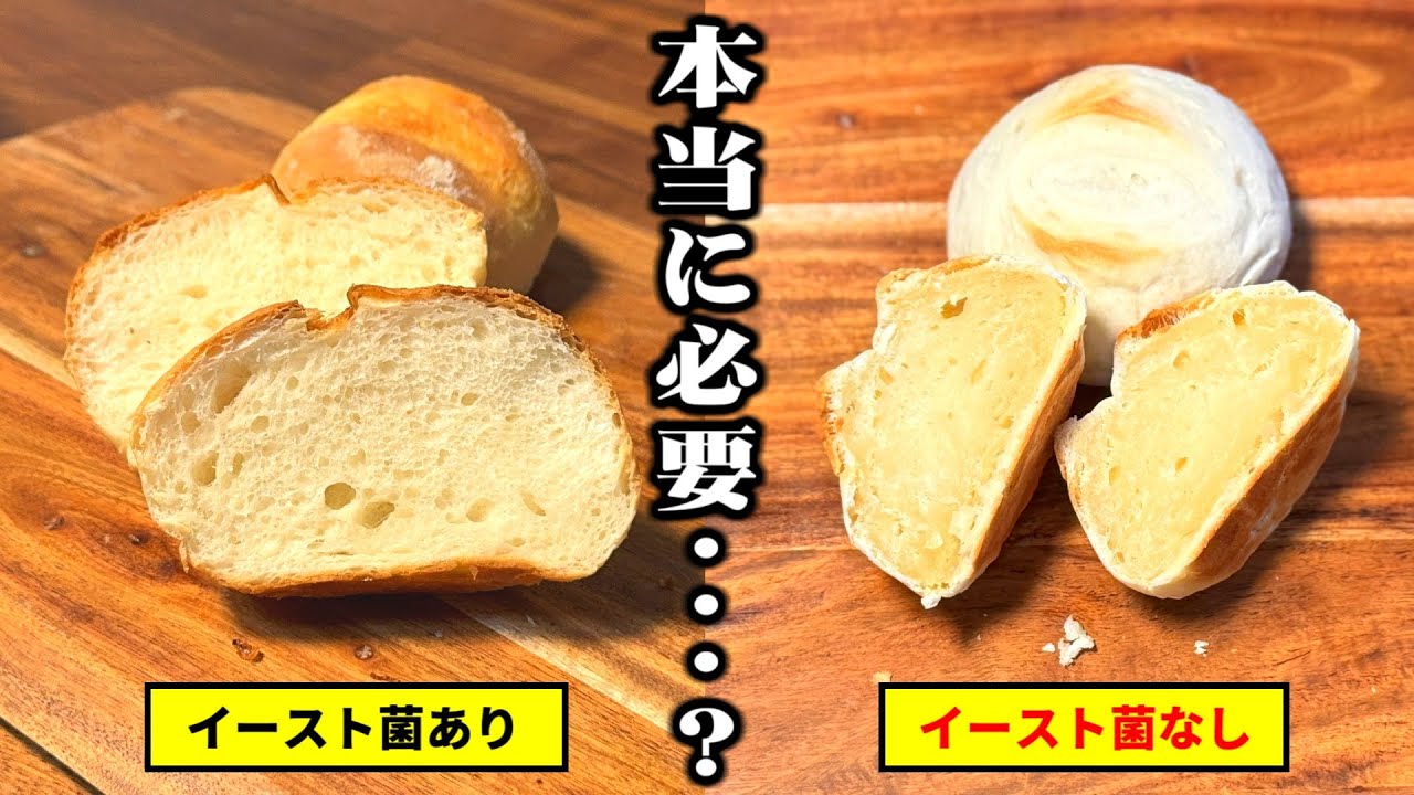 【検証】パン作りって「イースト菌」入れる意味あんの？