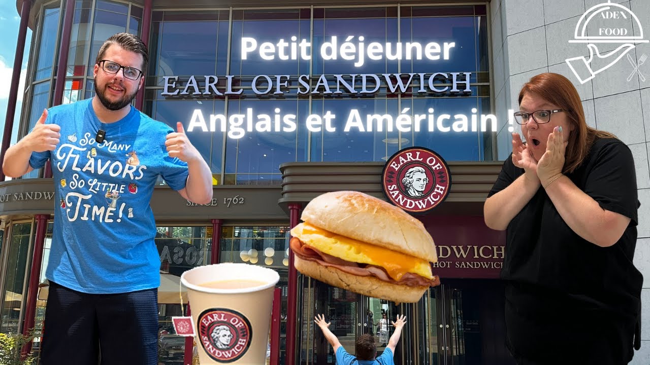 Découverte du Petit déjeuner au Earl of Sandwich à Disneyland Paris