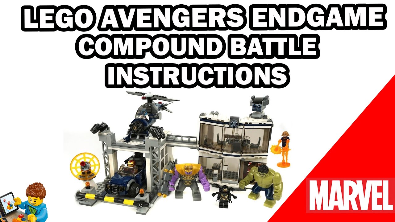 Avengers Compound Battle - Building Instructions - MARVEL - LEGO Set 76131